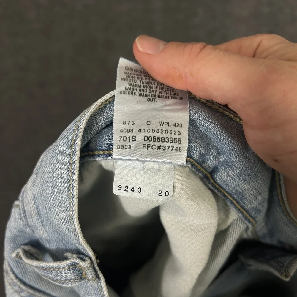 Levis 559 Jeans Mens Actual 34X29 Relaxed Straight Stonewash Washout Grunge Punk